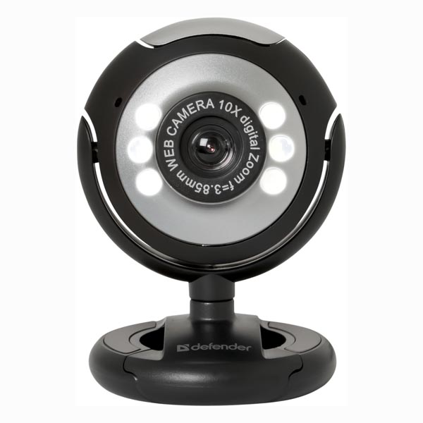 Web kamera Defender C-110, 0.3 Mpix, USB 2.0, černo-šedá