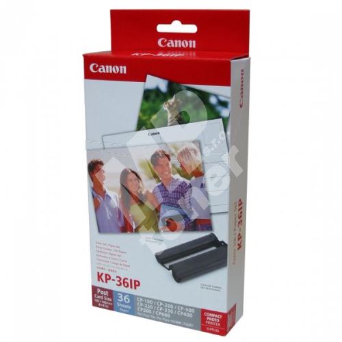 Canon Papír pro termosublimační tiskárny CP-220, 330, papír, bílý, 10x15cm, 36ks, 1