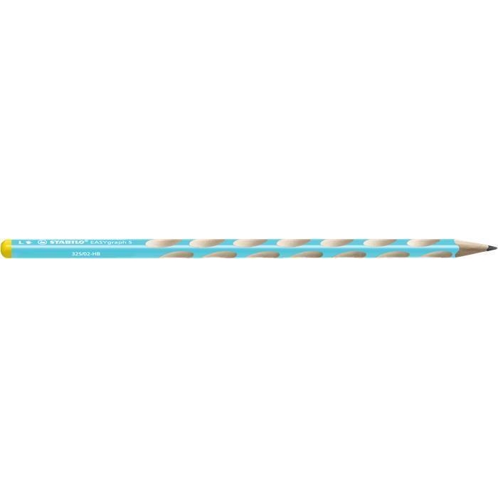 Grafitová tužka Stabilo Easygraph, tenká, pro leváky, HB, modrá