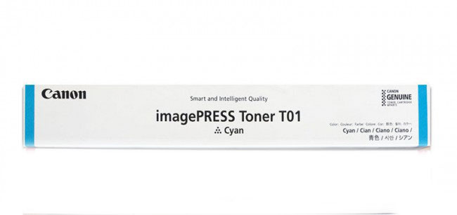 Toner Canon T01, ImagePRESS C600, cyan, 8067B001, originál