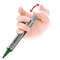 Pentel Maxiflo MWL5M, popisovač na bíle tabule, červený 2 (2)