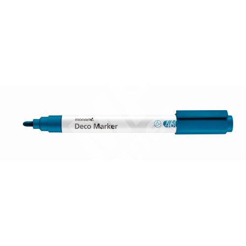 Popisovač Monami Deco Marker 460, hrot 2 mm, peacock blue 1