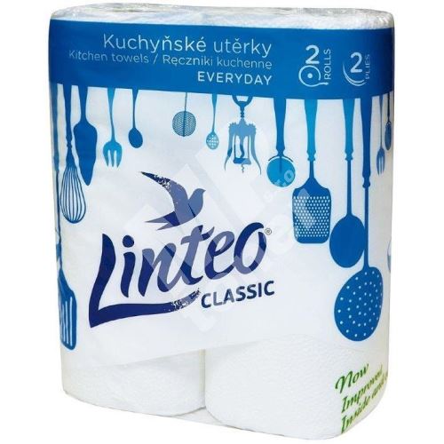 Linteo Classic papírové kuchyňské utěrky 2 kusy 1