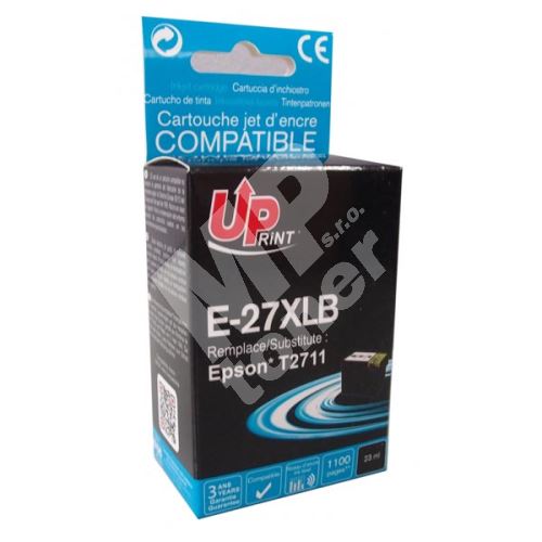 Cartridge Epson C13T27114010, 27XL, black, 23ml, UPrint 1