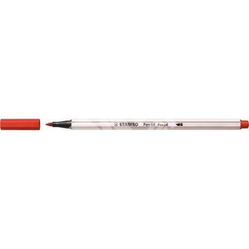 Štětcový fix Stabilo Pen 68 brush, karmínově červená 1