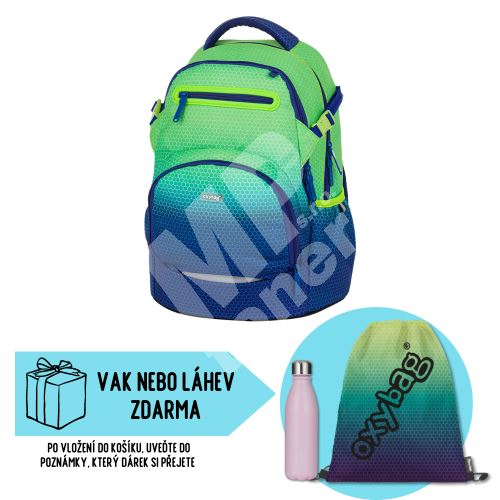Školní batoh Oxy Ombre Blue-green 2