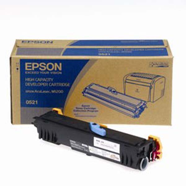 Toner Epson C13S050523, AcuLaser M1200, black, return, originál