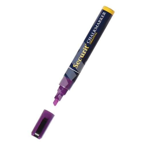 Střední křídový popisovač Securit, šířka hrotu 2-6 mm, fialový 1