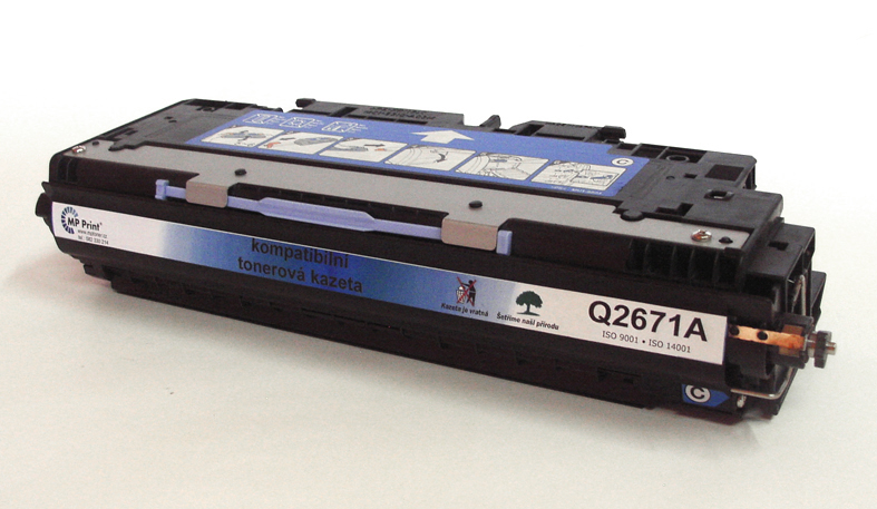 Kompatibilní toner HP Q2671A, Color LaserJet 3500, cyan, MP print