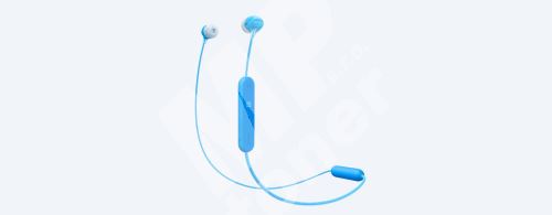 Sluchátka Sony WI-C300 bezdrátová, modrá 1