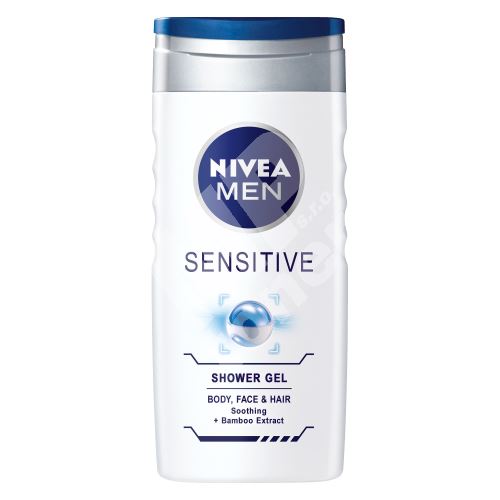 Nivea Men Sensitive sprchový gel na tělo, tvář a vlasy 250 ml 1
