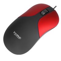 Myš Marvo DMS002RD, 1200DPI, optika, 3tl., drátová USB, černo- červená 2 (1)