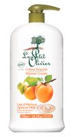 Le Petit Olivier Sprchový krém - Meruňkové mléko, 750ml
