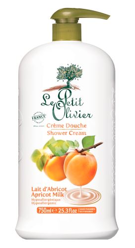 Le Petit Olivier Sprchový krém - Meruňkové mléko, 750ml 1