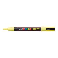 Akrylový popisovač Uni Posca PC-3M, 0,9-1,3 mm, pastelově žlutý