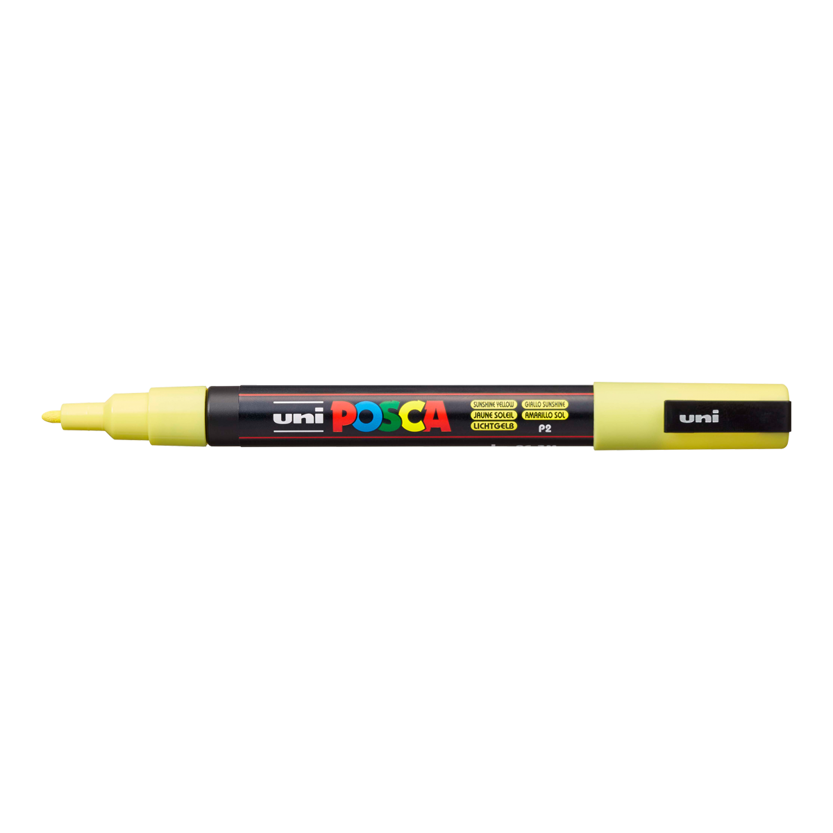 Akrylový popisovač Uni Posca PC-3M, 0,9-1,3 mm, pastelově žlutý
