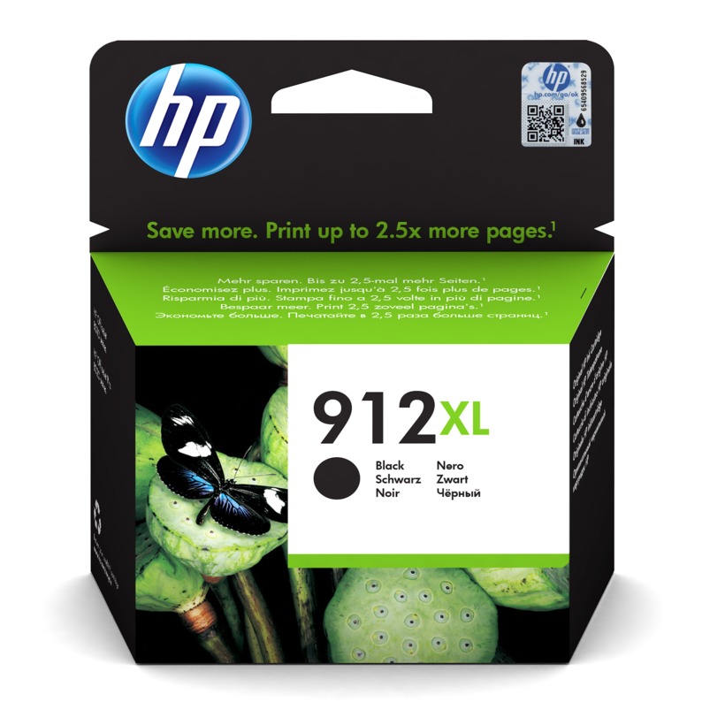 Inkoustová cartridge HP 3YL84AE, Officejet 8012, 8013, 8014, black, 912XL, originál