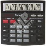 Kalkulačka Rebell RE-CC512 BX, černá, stolní, dvanáctimístná 1