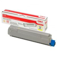 Toner OKI 43487709 C8600, yellow, originál