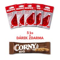 5ks korekční strojek Kores Roll-On 4,2mm x 15m + Corny Big zdarma 5ks korekční strojek Kores Roll-On 4,2mm x 15m + Corny Big zdarma