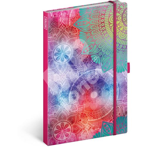 Notes Notique Mandala, linkovaný, 13 x 21 cm 1