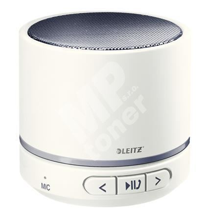Přenosný mini reproduktor Leitz Wow, stereo, Bluetooth, bílý 1