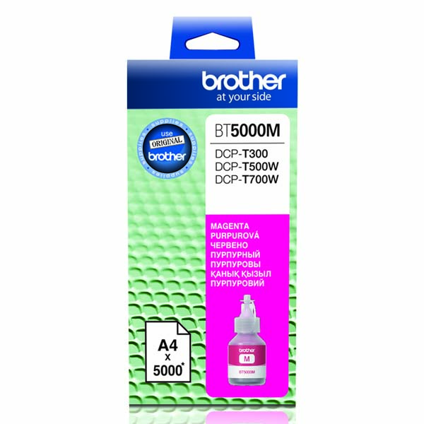 Inkoustová cartridge Brother BT-5000M, DCP-T300, DCP-T500W, magenta, originál