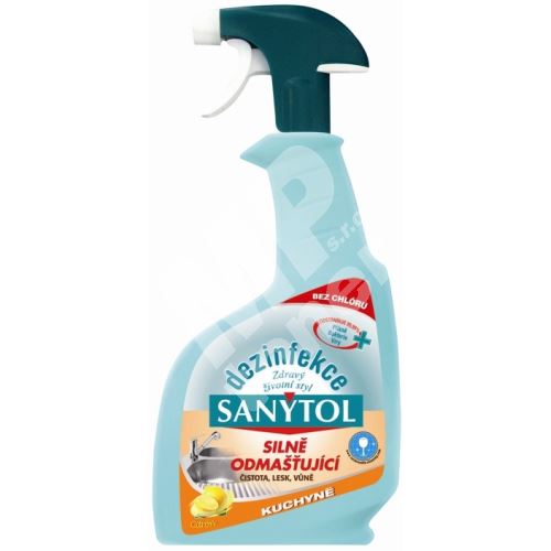 Sanytol Kuchyně dezinfekční a silně odmašťující prostředek rozprašovač 500 ml 1