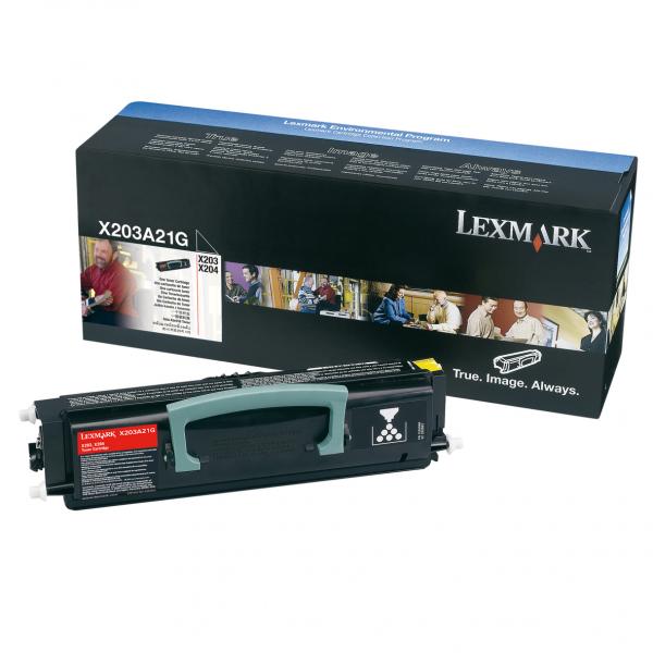 Toner Lexmark X203A21G, X203, X204, black, originál