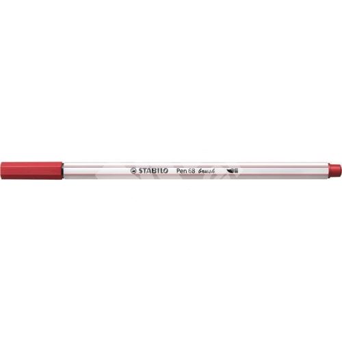 Štětcový fix Stabilo Pen 68 brush, světle červená 1