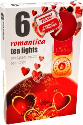 Tea Lights Romantica s romantickou vůní vonné čajové svíčky 6 kusů 1