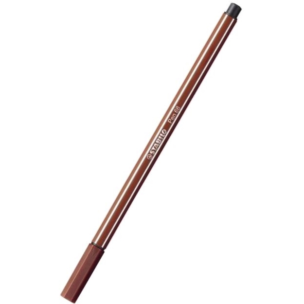 Fix STABILO Pen 68, 1mm, světle hnědá