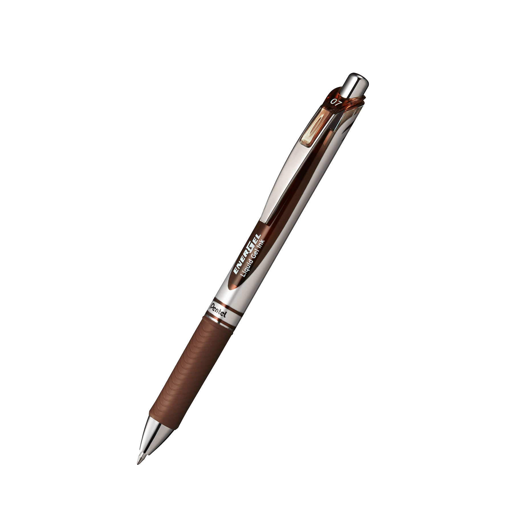 Kuličkové pero Pentel EnerGel BL77, 0,7mm, hnědé