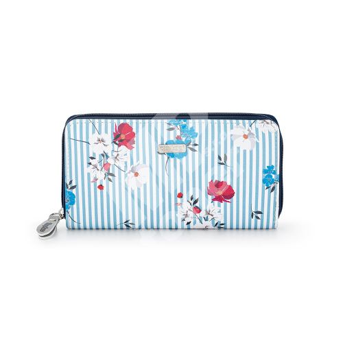 Dámská peněženka Oxybag MONY L, Navy Flowers 1