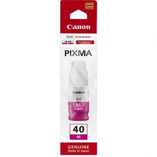 Inkoustová cartridge Canon GI-40 M, Pixma G5040, magenta, 3401C001, originál 1