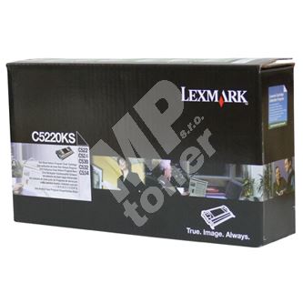 Toner Lexmark 00C5220KS, C522 C534DN černá originál 1