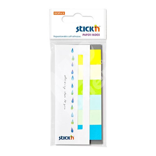 Papírové samolepicí záložky Stick n letní barvy, 45 x 15 mm 7