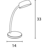 Lampa stolní Unilux Tamy, zelená 3 (2)