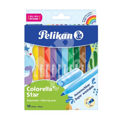 Fixy Pelikan Colorella, super omyvatelné, 10ks 1