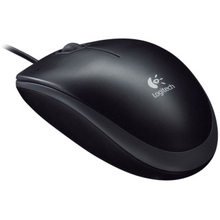 Myš Logitech B100 Optical USB Mouse, černá
