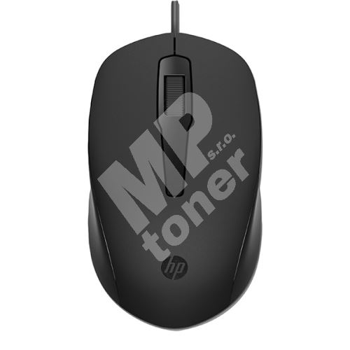 Myš HP 150, 1600DPI, optická, 3tl., drátová USB, černá 1