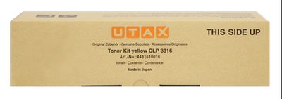 Toner Utax CLP 3316, Triumph Adler 4316, yellow, 4431610016, originál