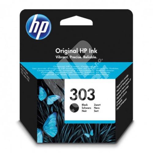 Inkoustová cartridge HP T6N02AE, black, No.303, originál 1