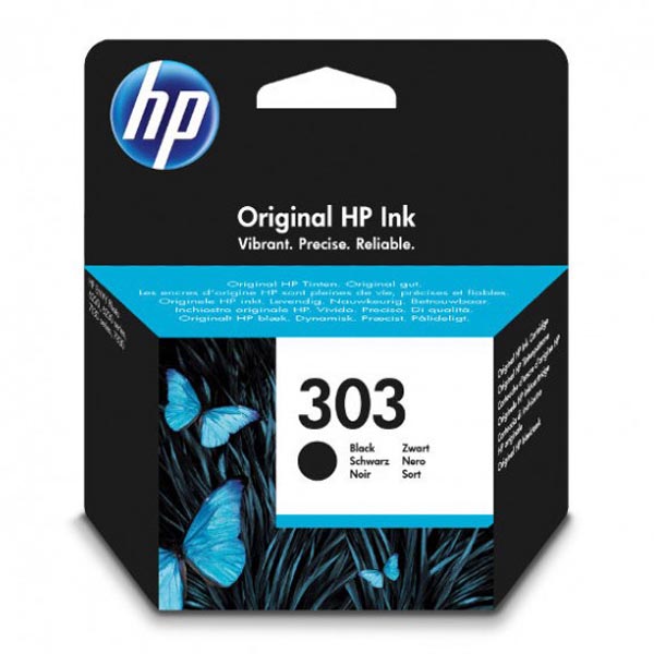 Inkoustová cartridge HP T6N02AE, Envy Photo 6230, 6220, black, No.303, originál