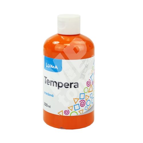 Barvy temperové Luma, 250ml, oranžová 1
