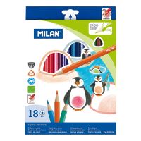 Pastelky Milan trojhranné 0722324,  24ks 3 (2)