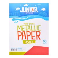 Dekorační papír Metallic červený, A4, 10ks, 250g Dekorační papír Metallic červený, A4, 10ks, 250g