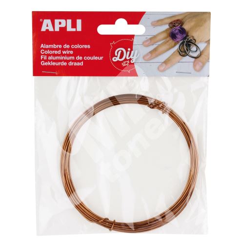 Modelovací drát Apli, 1,5mm x 5m, měděný 1
