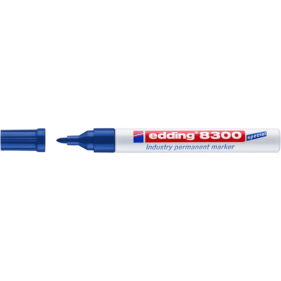 Průmyslový permanentní popisovač Edding 8300, modrý