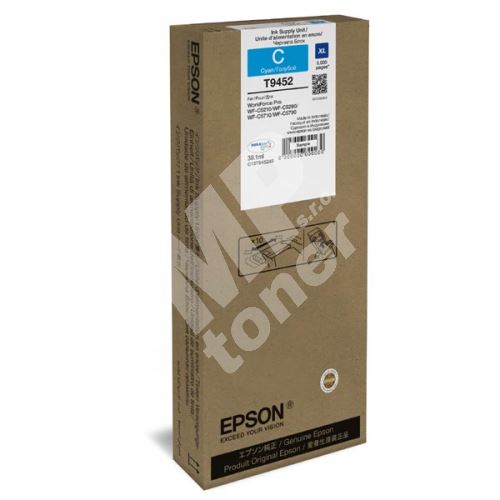 Cartridge Epson C13T945240, cyan, XL, originál 1